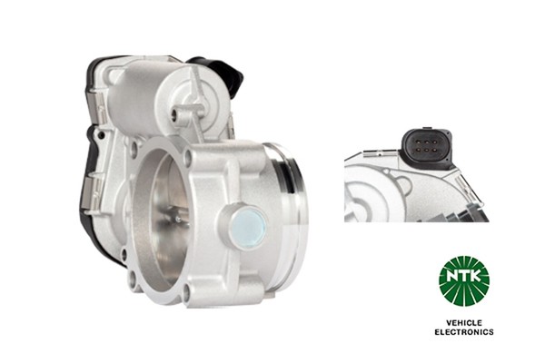 Drosselklappenstutzen NTK 92994 Aluminium FüR VW Touareg 7P5 7P6 TSI Hybrid Audi-image