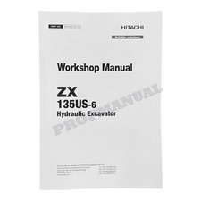 HITACHI ZAXIS ZX135US-6 Excavator Workshop Service Manual WDAS60-EN-00