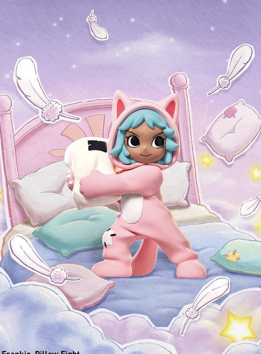 Pop Mart Lil Peach Riot Sleepover Series Frankie Pillow