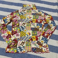 Hysteric Glamour Kids Long Sleeve Patchwork Cotton Top 120cm Excellent Condition