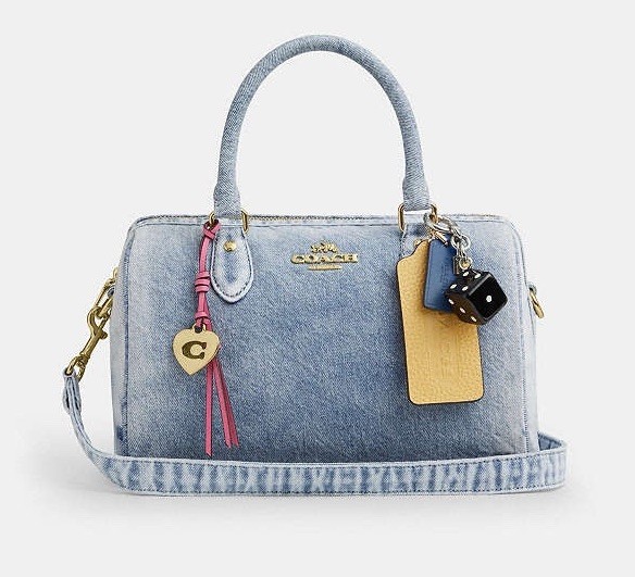 Coach Rowan Satchel Bag Loved Denim CDY74 sealed | eBay