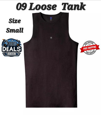 Yeezy Gap Yzy Engineered by Balenciaga 09 Loose Tank Top Men Small Black NEW