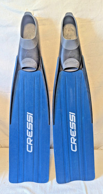 Cressi Gara 2000 HF Fins for Freediving - Blue & Black , Size: 7/8 (40-41EU)