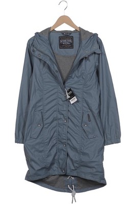 Schmuddelwedda Mantel Damen Jacke Parka Gr. L Baumwolle Blau #axg179l