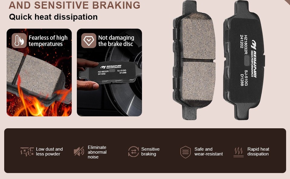 R1 Concepts Rear Brakes And Rotors Kit |Rear Brake Pads| Brake Rotors And Pads| Ceramic Brake Pads And Rotors |Hardware Kit WDWH1-21002