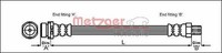 Metzger Bremsschlauch Hinten, Hinterachse, Links, Rechts FüR Mazda