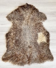 100 Natural Gotland Sheepskin Rug,sheepskin Pelt,Natural Color,camel.beige