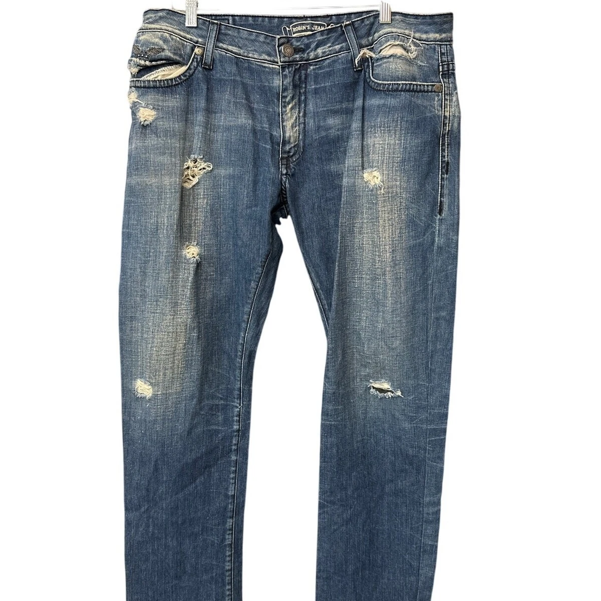 Robin's Jean Blue Denim Jeans for Men for sale | eBay