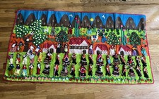 Vintage Large Handmade Arpillera Peruvian 3D ...