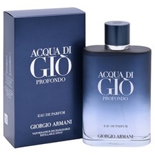 Acqua Di Gio Profondo by Giorgio Armani for Men EDP 6.7 / 6.8 oz New In Box
