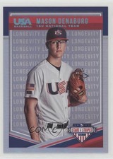 2018 USA Baseball Stars & Stripes Longevity Holo Foil 85/99 Mason Denaburg n1u