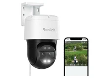 PTZ Security Camera System 4K, IP PoE 360 Camera with Dual-Lens, Auto 6X Hybr...