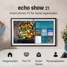 Echo Show 21 – 21" Full HD Smart Display with Alexa & Fire TV
