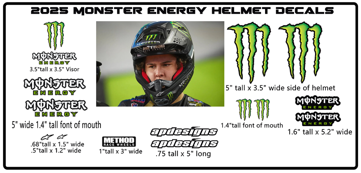 MX Helmet Decals 2025 | eBay