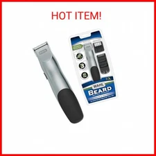 WAHL Groomsman Battery Operated Facial Hair Trimmer for Beard & Mustache Trimmin