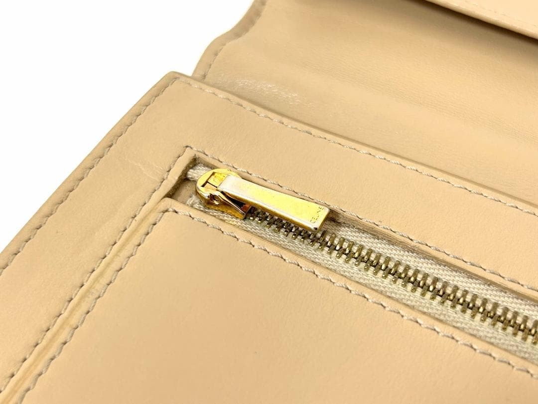 CELINE Celine Large Multi Function Long Wallet Bi… - image 11