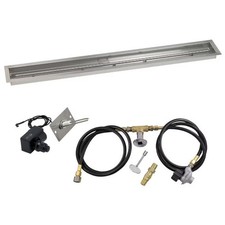 BBQGuys Signature 60 X 6 Inch Stainless Steel Linear Drop-In Pan for Spark