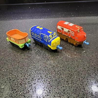 Chuggington Muddy Wilson & Brewster Patrol Train With Carriage