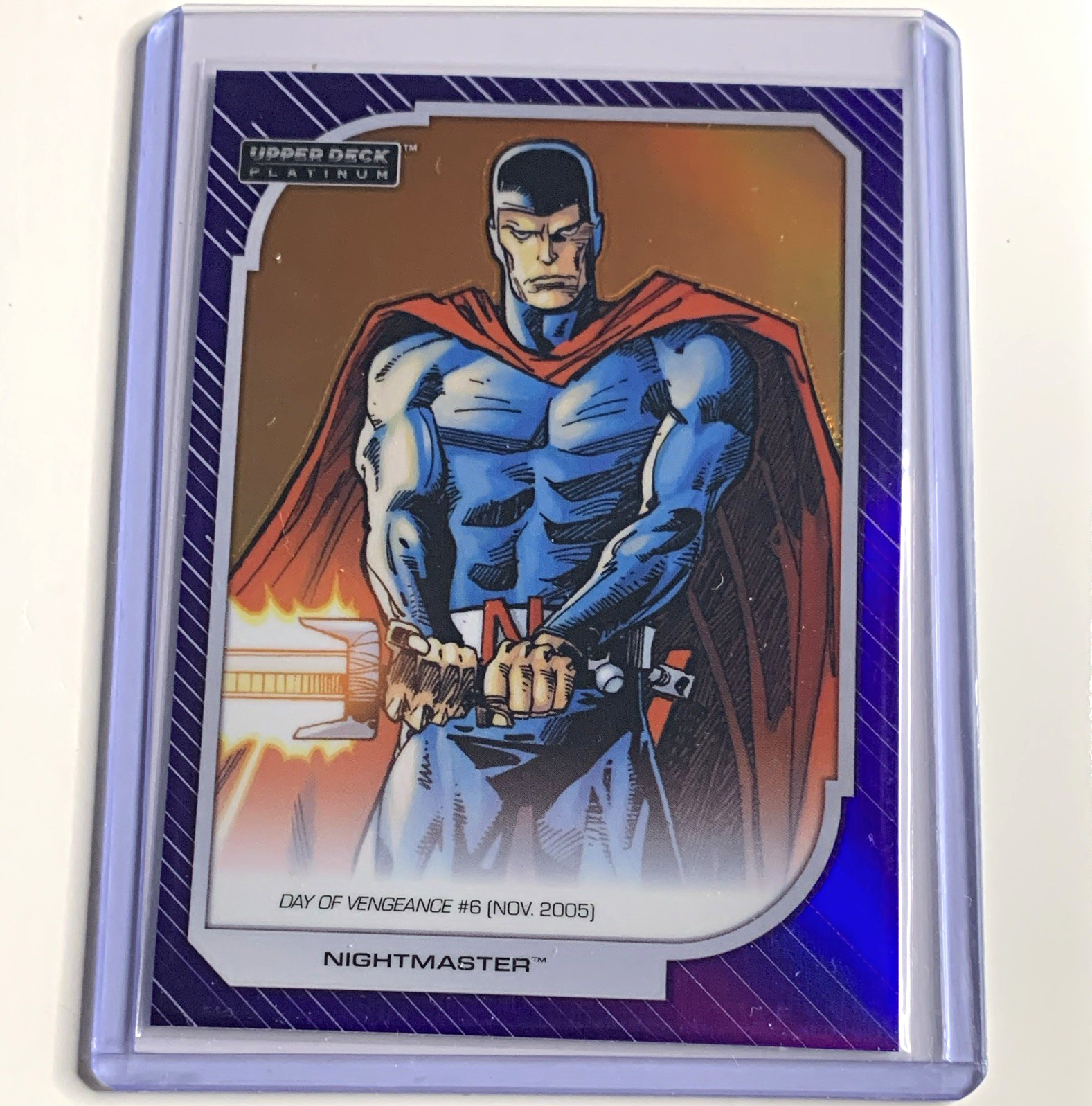 Upper Deck 2026 Upper Deck Platinum: DC Nightmaster #115 Purple Rainbow