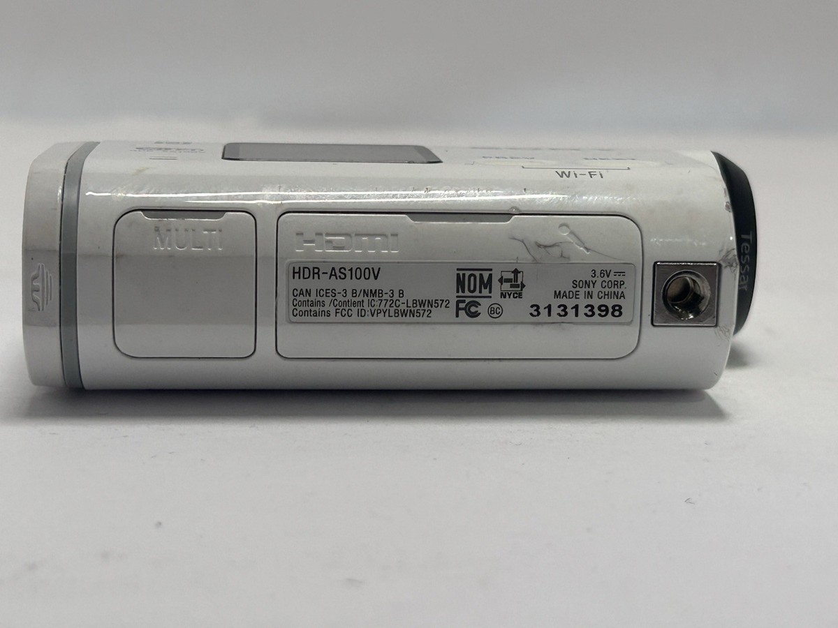 Sony HDR-AS100V 13.5MP HD Splashproof Action Camera WiFi Exmor R