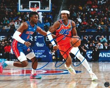 Shai Gilgeous-Alexander Autographed Oklahoma City Thunder 8x10 Photo/COA/Holo