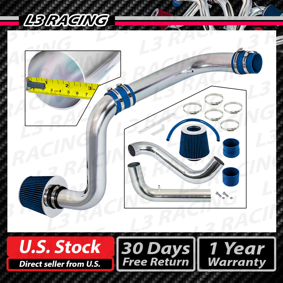 BLUE COLD AIR INDUCTION INTAKE KIT +DRY FILTER FOR 94-01 Integra LS/RS/GS/SE 1.8