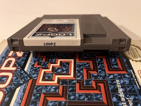 LOOPZ NINTENDO NES Tested WORKING Original Box Video Game W/ INSTRUCTIONS Case