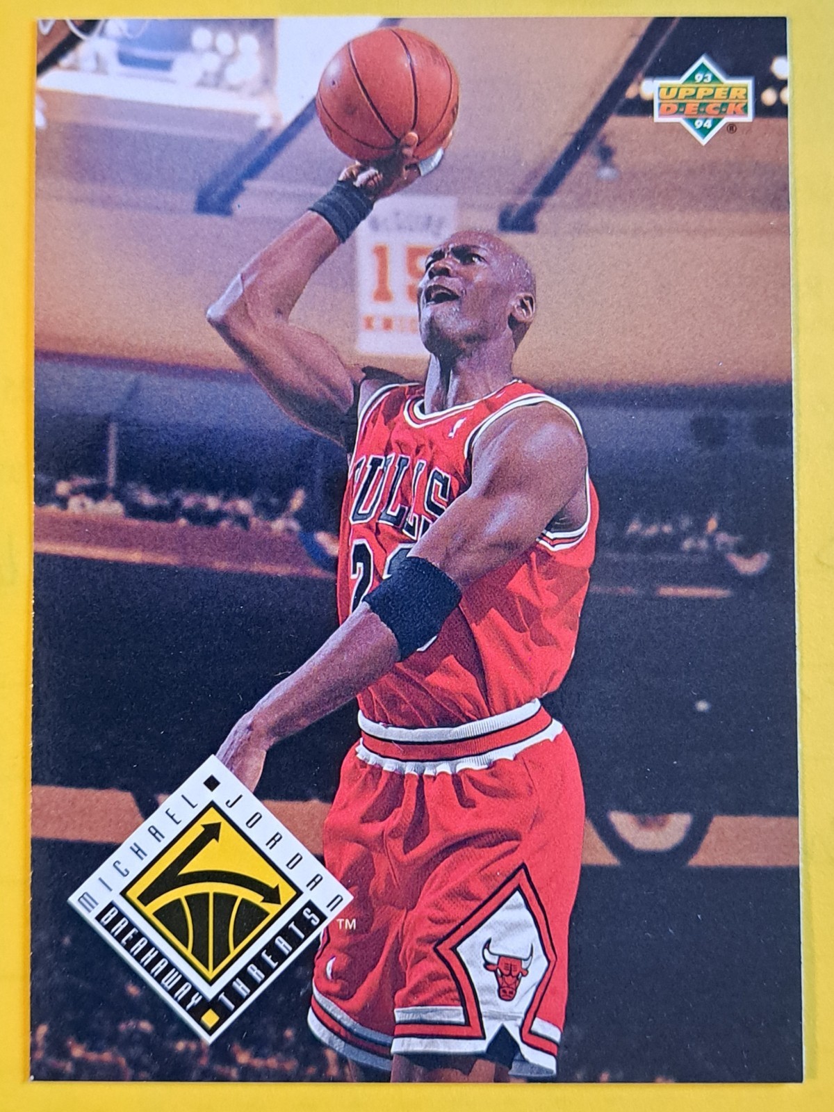 1993-94 Upper Deck  Michael Jordan #438 Breakaway Threats #2