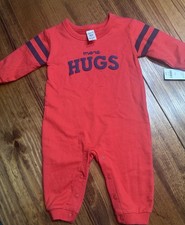Carter  s Baby Boy 1 Piece Romper Valentine  s Day More Hugs NWT