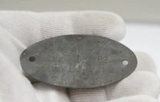 World War 1 WW1 German Soldiers Dog Tag