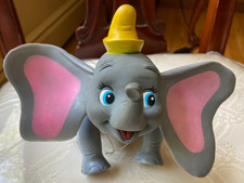 Vintage Walt Disney Productions Plastic Vinyl Dumbo Figure  Hong Kong