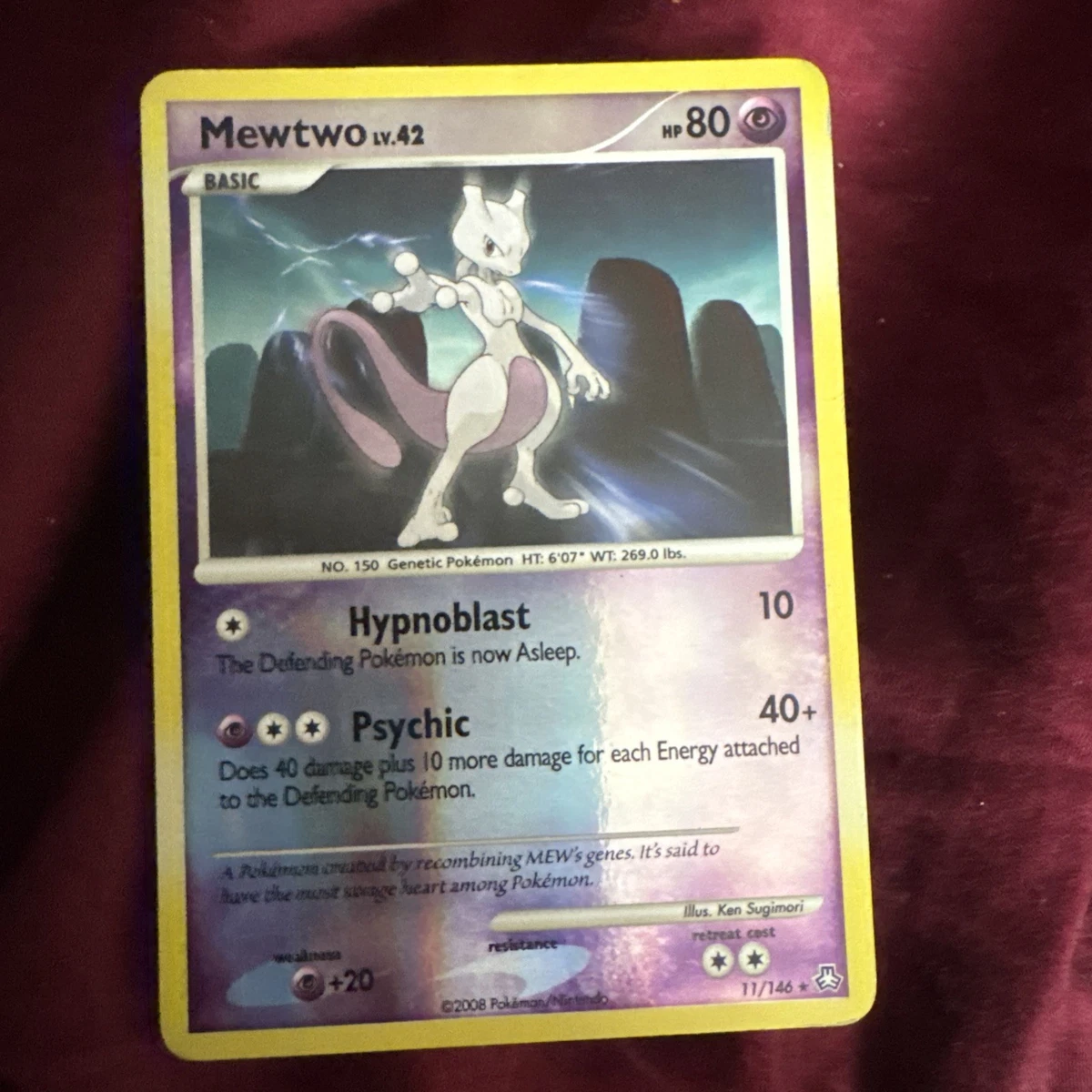 Mewtwo Pokémon TCG Legends Awakened Individual Collectible Card