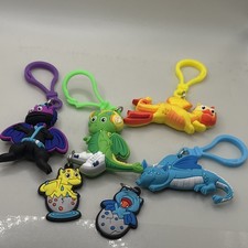 American Heart Association KIDS Challenge DRAGON Keychain Lot OF 6 Dragons