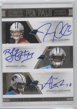 2010 Playoff National Treasures Pen Pals Armanti Edwards Brandon LaFell Auto 2k0