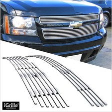 Fits 2007-2014 Chevy Tahoesuburbanavalanche Billet Grille Grill Insert Fits 2007-2014 Chevy Tahoesuburbanavalanche Billet Grille Grill Insert