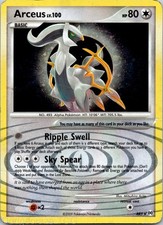 Arceus AR5/99 Rare Arceus Pokemon Holo HP on eBay