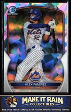Alex Ramirez 2023 Bowman Chrome Prospects Atomic Refractors #BCP-50 Mets