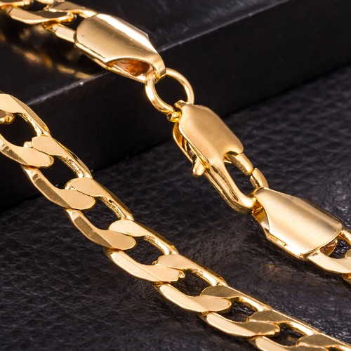 Cadena de bordillo de lujo de moda para hombre eslabón grueso (XL0024-J-) - Imagen 2 de 11