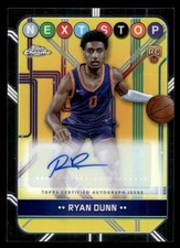 Ryan Dunn 2024-25 Topps Chrome #NSS-RDU Next Stop Signatures
