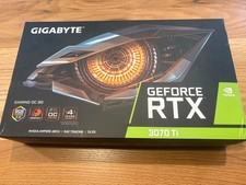 Gigabyte GeFor RTX 3070 Ti Gaming OC 8G   Tested, Original Box  Anti-Static Bag