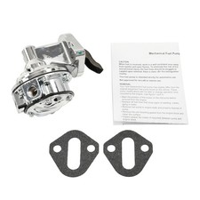 For Small Block Chevy 305 350 400 High Volume Chrome 6 Psi Mechanical Fuel Pump