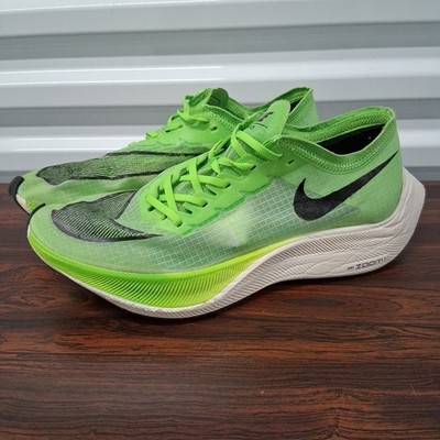 Nike ZoomX Vaporfly Next% Volt Mens(volt) Size 7 Lime Green