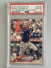 2018 Topps Update Series - Ronald Acuña Jr. #US250 Vintage Stock “BOOK END” 1/99