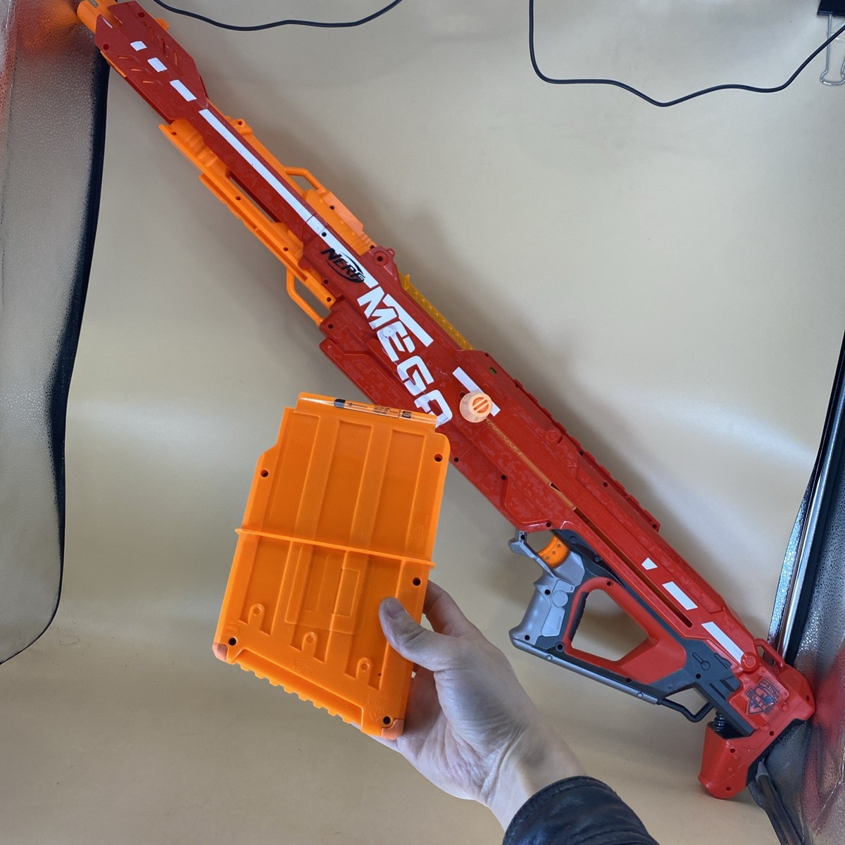 Nerf N-Strike Elite Mega Centurion Sniper Rifle Blaster Gun W