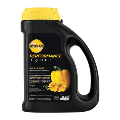 Miracle-Gro Performance Organics All Purpose Plant Nutrition Granules - 2.5 lb.,