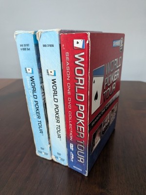 WORLD POKER TOUR: Box Sets Complete Seasons 1, 2 & 3 on DVD plus bonus features