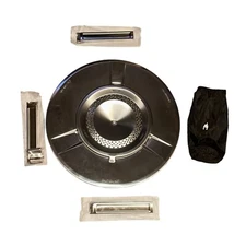 New Solo Stove Bonfire Heat Deflector Detachable Legs Stainless Steel Fire Pit