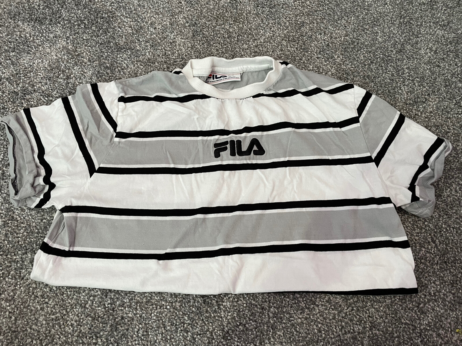 T shirt uomo Fila a righe piccola e