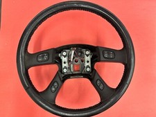 02-09 Gm Trailblazer Envoy Steering Wheel Black Wfunctions Used Oem