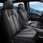 Front&Rear Faux Leather Truck Seat Covers Set For F250/F350/F450 2017-2024 2025